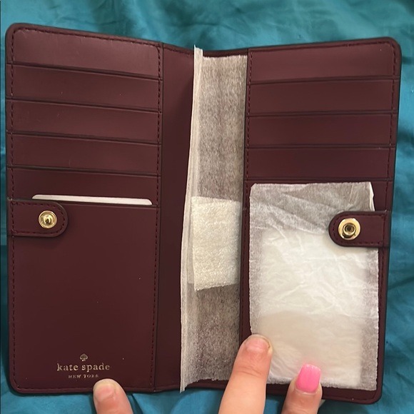 Kate Spade Pink Leather Wallet - Picture 2 of 3